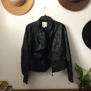 Black Thread Supply faux leather jacket